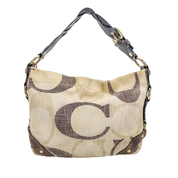 COACH Carly Denim Signature C Hobo Shoulder Handbag - A0826-12197 - Picture 14 of 16